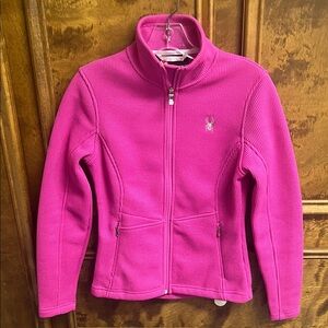 Spyder Magenta Core Sweater Jacket